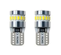 Greacesrio Ampoules T10 W5W LED 6000K Blanc, SMD 3014 Chipsets LED Pour Lampe Remplacement de Position, Plaque, Dôme Côté et Stationnement (2 Pcs)