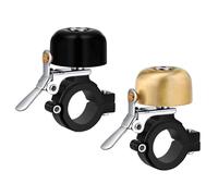 Greallthy Bike Bell Classic Classic Brass Bicyle Bell For Bike Ring Bell avec des cloches sonores fortes pour le velo de montagne Road Adults (Or