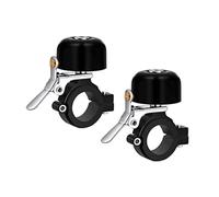 Greallthy Sonnette de vélo Sonore 90dB, Classique Sonnette Velo en Laiton pour Guidon de 22.2 à 31.8 mm,Sonnette pour vélo de Course et VTT Accessoire de vélo pour Enfants et Adultes.