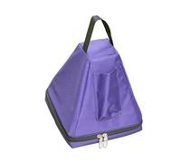 GREALY Pyramide chantante en Cristal 6/8/10/12 Pouces for la guérison par Le Son méditation thérapie par Le Son Yoga Chakra méditation guérison (Size : Separate Bag for 7/8inch)