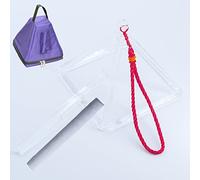 GREALY Pyramide chantante en Cristal 6/8/10/12 Pouces for la guérison par Le Son méditation thérapie par Le Son Yoga Chakra méditation guérison (Size : 8 inch+Bag)