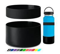 Greant Double protection pour bouteille d'eau compatible avec Hydro Flask, silicone Flex Boot compatible avec Hydroflask Boot, manchon universel antidérapant, 3 tailles au choix