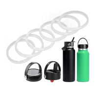 Greant Lot de 6 joints en caoutchouc de rechange pour bouchons flexibles Hydro Flask à large ouverture, joint torique pour bouteille d'eau de 5,6 cm (convient aux bouchons flexibles Hydroflask)