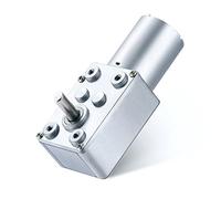 Greartisan Moteur à engrenage sans fin 12 V CC 250 tr/min Turbine à couple élevé Réducteur de boîte de vitesse Arbre de 6 mm JSX40-370