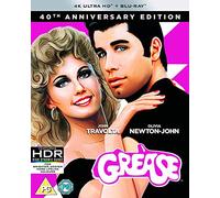 Grease 40th Anniversary 4k Uhd (4k Uhd Plus Bd) [Blu-Ray] [2018] [Region Free]
