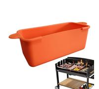 Grease Catcher réutilisable - Grill Drip Pan Liner Paray pour Cuisson à | Plateau de Capture d'huile Barbecue pour Camping, Barbecue en Plein air, Station Barbecue, piège à Graisse de pic