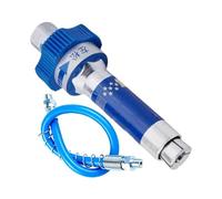 Grease Coupler - Lock Clamp Type Flat-Head | Automotive Lubricant Tips For Professionals Mechanics Technicians Farm Equipment Cars Sedans Trucks Marine RVs Construction Site Garage