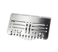 Grease Gate for Grilling - Heavy Duty Stainless Steel Blocker | Rust Resistant Easy Install Griddle Accessory, 11.5x6.8x1cm Compact 70g Size, for Patio Backyard BBQ Camping Trips Beach Picnics