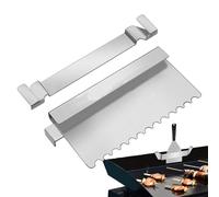 Grease Gate Porte-spatule, grille pour bloc de graisse, 2 portes de graisse arrière en acier inoxydable, bloqueur de drain - Blocs de pièges bloquant les aliments dans le piège à huile arrière