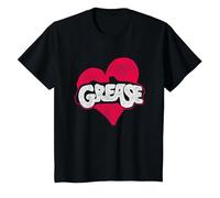 Grease Heart T-Shirt, Enfant, Noir, 12 Ans