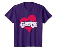 Grease Heart T-Shirt, Enfant, Violet, 6 Ans