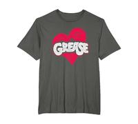 Grease Heart T-Shirt, Homme Grandes Tailles, Asphalte, 4X Tall