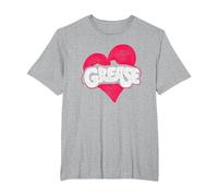 Grease Heart T-Shirt, Homme Grandes Tailles, Gris Chiné, 4X Tall