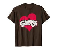 Grease Heart T-Shirt, Homme, Marron, M