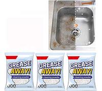 Grease removing powder cleaner,Multifunctional Cleaning Powder,household kitchen sink cleaner, for Kitchen Sink, Oven Cookware (3pcs)