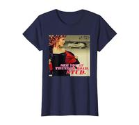 Grease se voit à Thunder Road, Stud Sandy T-Shirt, Femme, Bleu Marine, XXL