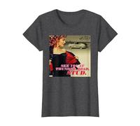 Grease se voit à Thunder Road, Stud Sandy T-Shirt, Femme, Chiné Foncé, S