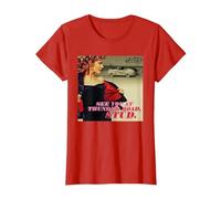 Grease se voit à Thunder Road, Stud Sandy T-Shirt, Femme, Rouge, XXL