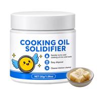 Grease Solidifier | 30ml Natural Cleaning Powder | Grease Hardener Cleaning Powder | Ideal for Restaurant Commercial Home Deep Fryer Pan Oven Grill Stove