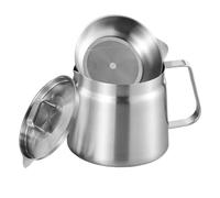Grease Strainer - Oil Storage Canister | Stainless Steel Grease Keeper with Strainer 34oz for Kitchen Countertop Cooking Bacon Fat Restaurant Home