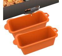 Grease Tray - 18x8x7cm Silicone Grill Drip Catcher Liner Set