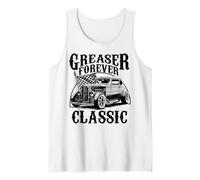 Greaser Forever Classic Sock Hop 1950s Rockability Vintage Débardeur