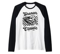 Greaser Forever Classic Sock Hop 1950s Rockability Vintage Manche Raglan