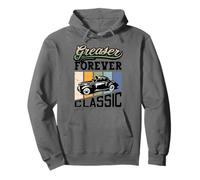 Greaser Forever Classic Sock Hop 1950s Rockability Vintage Sweat à Capuche