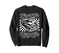 Greaser Forever Classic Sock Hop 1950s Rockability Vintage Sweatshirt