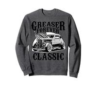 Greaser Forever Classic Sock Hop 1950s Rockability Vintage Sweatshirt