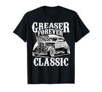 Greaser Forever Classic Sock Hop 1950s Rockability Vintage T-Shirt