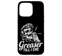 Greaser Till I Die Horror Rockabilly Squelette Alt Rock Coque pour iPhone 15 Pro Max