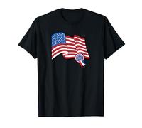 Great America Flag Apparel - American 1st Place Ribbon T-Shirt