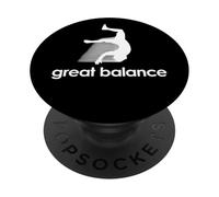 Great Balance - Acrobat Flip, Gymnastique, Parkour et Sports PopSockets PopGrip Adhésif