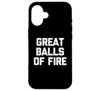 Great Balls Of Fire T-shirt avec inscription humoristique Country Southern Coque pour iPhone 16