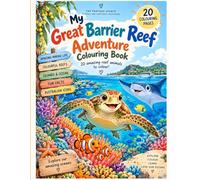 Great Barrier Reef Colouring Book: 20 Amazing Ocean Creatures to Colour In! For Ages 4-10