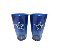 Great Branding Dallas Cowboys NFL Lot de 2 verres à pinte 475 ml