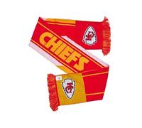 Great Branding Kansas City Chiefs NFL HD Jaquard Scarf Rouge Jaune Écharpe