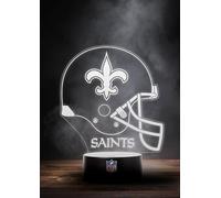 Great Branding New Orleans Saints NFL Lampe LED Logo Casque avec 6 couleurs différentes