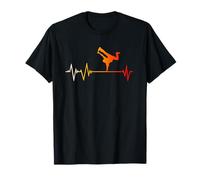Great Breakdance Heartbeat Hip Hop Music Tricking T-Shirt