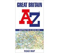 AZ maps – Great Britain A-Z-Road Map – Naviguez facilement en Grande-Bretagne