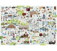 Great British Jigsaws Emma Joustra Puzzle 'Tour de Londres' 1000 pièces
