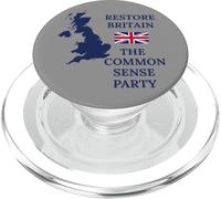 Great British Patrons United Kingdom The Communsense Party PopSockets PopGrip pour MagSafe