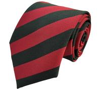 Great British Tie Club Cravates d'école (Secondaire, Lycée, Collège) Différentes Couleurs (Rouge & Bouteille Verte)