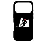 Great Dane avec la Main, Grand Coeur de Maman de Dane Coque pour iPhone 17 Pro