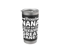 Great Dane Grandma Apparel | Design drôle de grand-mères Gobelet isotherme en acier inoxydable double paroi