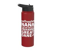 Great Dane Grandma Apparel | Design drôle de grand-mères Stainless Steel Insulated Water Bottle