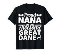 Great Dane Grandma Apparel | Design drôle de Grand-mères T-Shirt Graphique avec Valeur