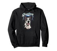 Great Dane Heavy Metal Angry Music Rock N Roll Concert Punk Sweat à Capuche