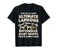 Great Dane Ultimate Lapdog Big Cuddles Cœurs géants T-Shirt